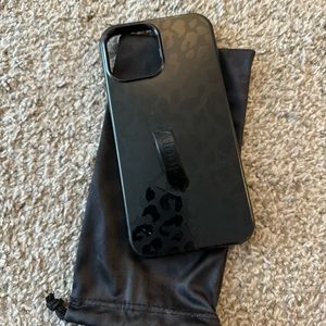 Loopy Black Leopard IPhone 12 Pro Max Case